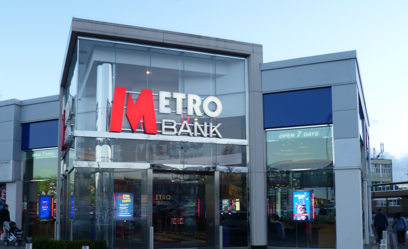Metro Bank Branch in Borehamwood, London